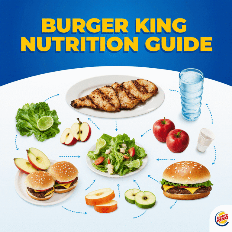 burger king Menu nutrition : Your Guide to Healthier Fast-Food Picks