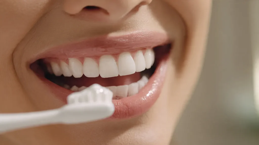 Brushing teeth is a fundamental part of daily hygiene
