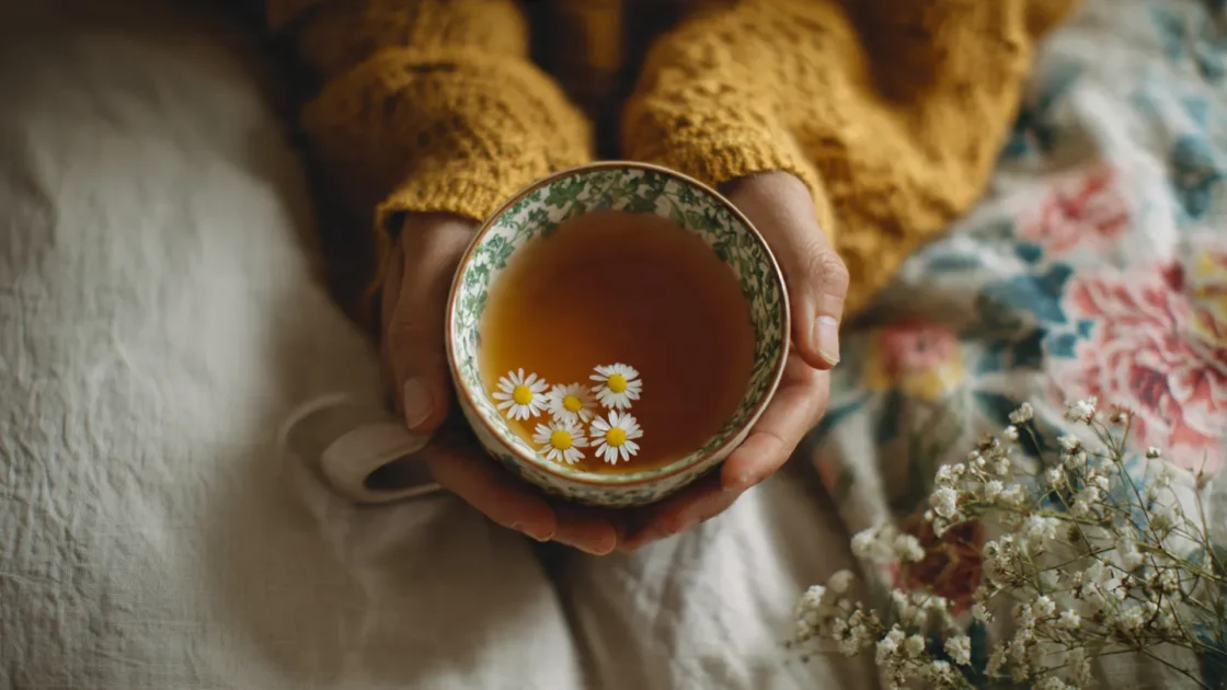 Chamomile Tea for Deep Sleep & Natural Relaxation