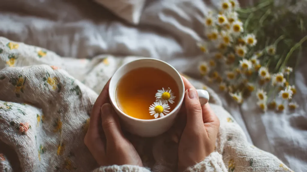 Chamomile Tea for Deep Sleep & Natural Relaxation...