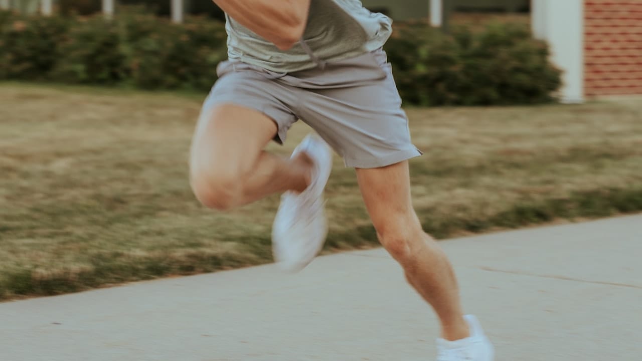 Person performing knee strengthening exercise